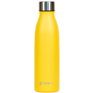 GOURDE INOX JAUNE - BOUCHON INOX