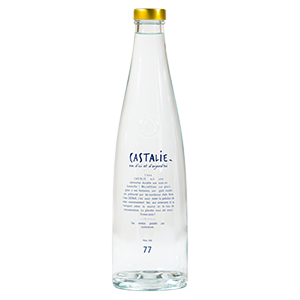 BOUTEILLE 77 PLATE + BOUCHON DORE